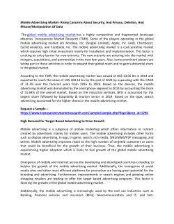Mobile Advertising Market