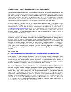 Digital Commerce Platform Market