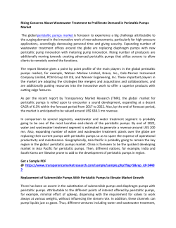 Peristaltic Pumps Market