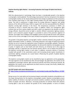 Daytime Running Lights Market