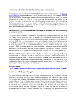 Location Based VR Market