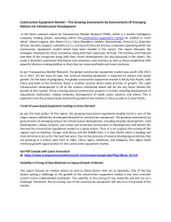 Construction Equipment Market