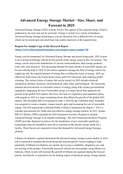 Advanced Energy Storage Market