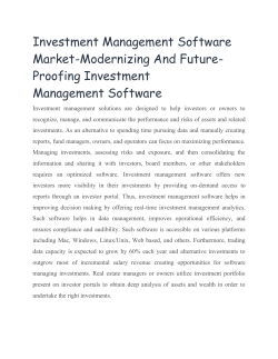 Investment Management Software Market
