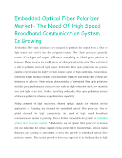 Embedded Optical Fiber Polarizer Market