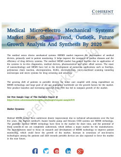 Medical Micro-electro Mechanical Systems Market to Witness Elevated Growth By 2025