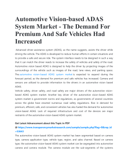 Automotive Vision-based ADAS System Market 
