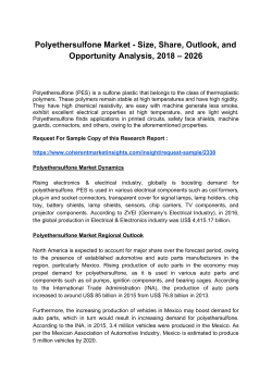 Polyethersulfone Market