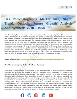 Gas Chromatography Market Application and Trends Forecast to 2026