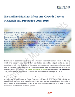 Biosimilars Market Entry Strategies, Countermeasures of Economic Impact and Marketing Channels to 2026