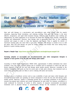 Hot and Cold Therapy Packs Market Research Forecasting Up to 2026