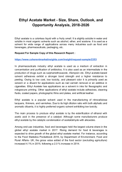 Ethyl Acetate Market
