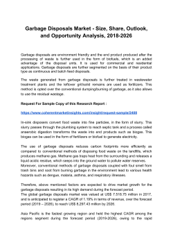 Garbage Disposals Market 