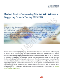 Medical Device Outsourcing Market Will Witness a Staggering Growth During 2019-2026