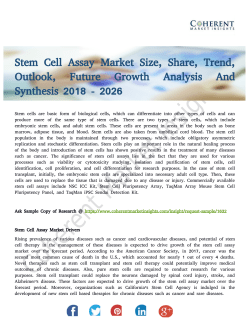 Stem Cell Assay Market: Evolving Technology, Trends and Industry Analysis 2026