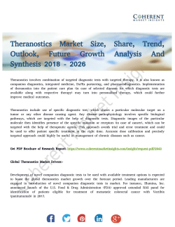 Theranostics Market 2018 | Scope of Current and Future Industry 2026