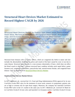 Structural Heart Devices Market To Grow Like Never Before By 2026