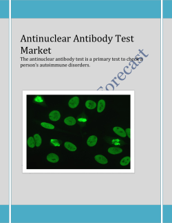 Antinuclear Antibody Test Market pdf