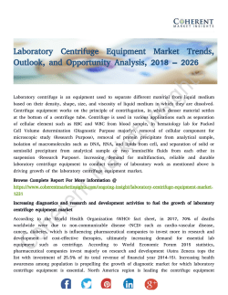 Laboratory Centrifuge Equipment Market