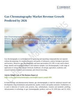 Gas Chromatography Market Enhancement in Medical Sector 2018 to 2026