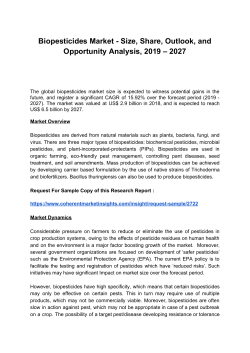 Biopesticides Market