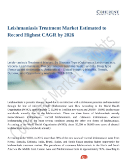 Leishmaniasis Treatment Market Estimated to Record Highest CAGR by 2026