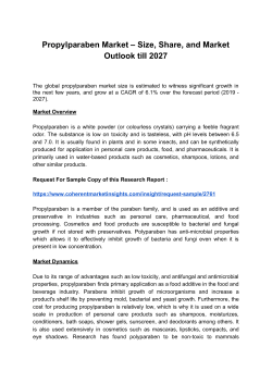 Propylparaben Market 