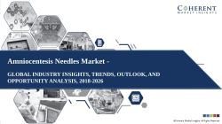 Amniocentesis Needles Market Industry Growth, Size, Share, Outlook, and Analysis, 2018-2026