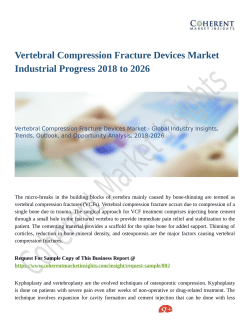Vertebral Compression Fracture Devices Market Enhancement in Medical Sector 2018 to 2026