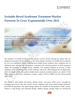 Irritable Bowel Syndrome Treatment Market Usage, Dosage And Side Effects Analysis 2018 to 2026