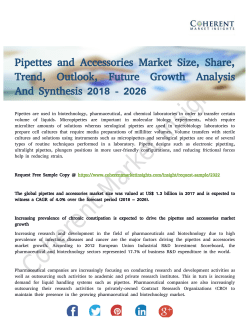Pipettes and Accessories Market Prospects and Growth Trends Analysis Till 2026