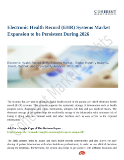 Electronic Health Record (EHR) Systems Market Expansion to be Persistent During 2026
