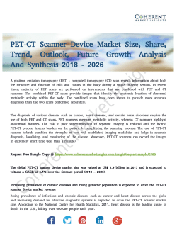 PET-CT Scanner Device Market Growth Prospects Analysis - 2026