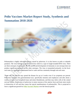 Polio Vaccines Market Enhancement in Medical Sector 2018 to 2026