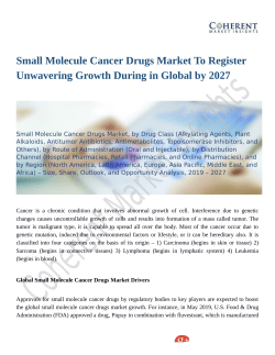 Small Molecule Cancer Drugs Market Size & Share to See Modest Growth Through 2027