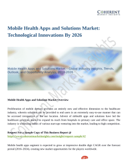 Mobile Health Apps and Solutions Market to Grow at a High CAGR of by 2026