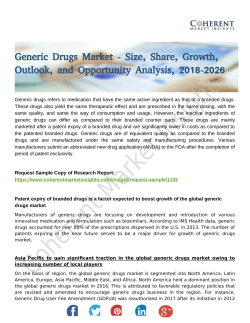 Generic Drugs Market
