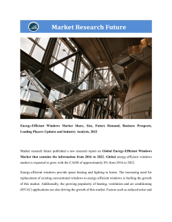 Energy-Efficient Windows Market