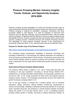 Pressure Pumping Market