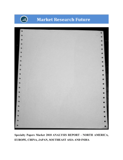 Global Specialty Papers Market