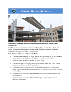 Global Pre-cast construction market