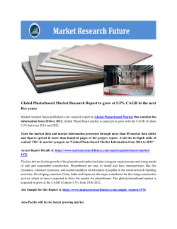 Global Plasterboard Market