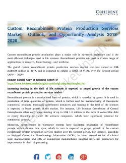 Custom Recombinant Protein Production Services Market