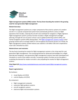 Flight management systems (FMS) market