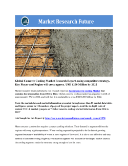 Global Concrete Cooling Market