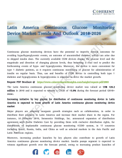 Latin America Continuous Glucose Monitoring Device Market