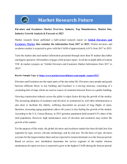 Elevators and Escalators Market Overview