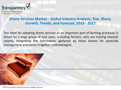 Drone Services Market - Global Industry Analysis, Size, Share, Growth, Trends, and Forecast, 2019 - 2027