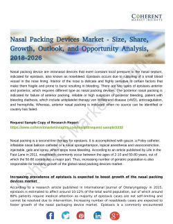 Nasal Packing Devices Market