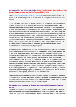 Computer Aided Manufacturing Market Global Trends, Market Share, Industry Size, Growth, Opportunities, and Market Forecast